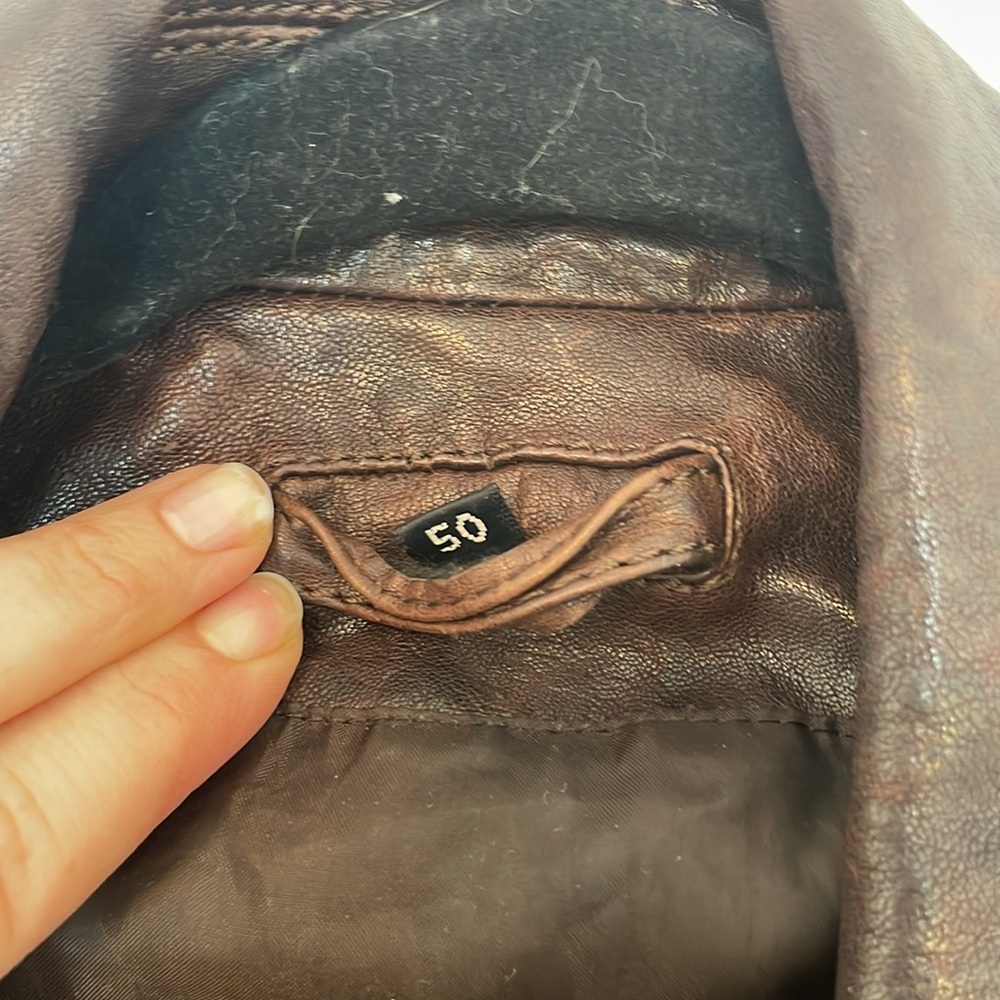 Genuine Leather Jacket - Picture 5 of 6